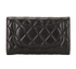 Chanel Classic Flap Long Wallet, &pound;295, Accessories, Black, Lambskin Leather, Back view